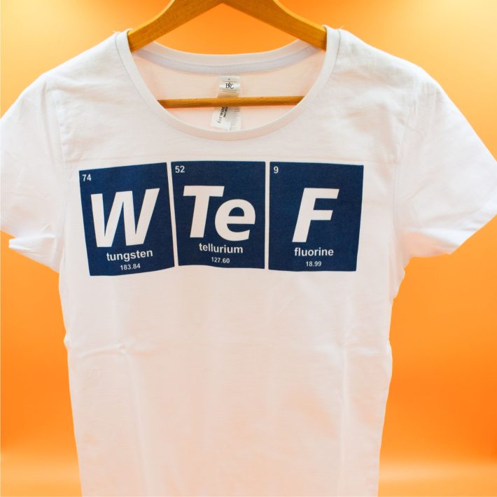 naukowa koszulka damska WTF